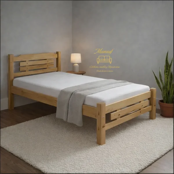 Cama Madera En Pino