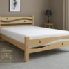 CAMA MADERA URAPAN LATERAL Cama Madera En Flor Morado