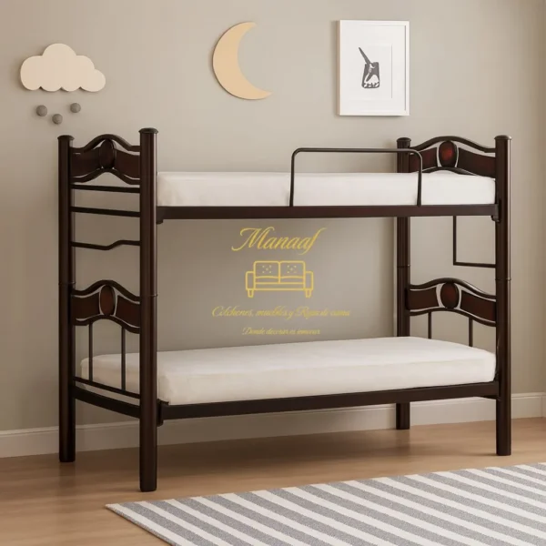 Camarote Metalico Wood